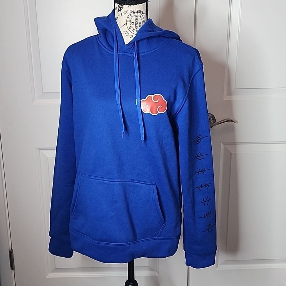 Japan Anime Atsuki Cloud Symbols Blue  Large